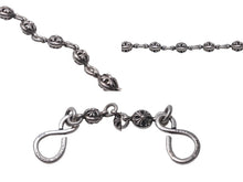 画像をギャラリービューアに読み込む, CHROME HEARTS クロムハーツ 1クリップ エクストラロング 212g 1BALL EX LONG-T 1 クリップ ウォレットチェーン クロス 美品 中古 60442