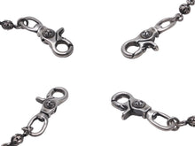 画像をギャラリービューアに読み込む, CHROME HEARTS クロムハーツ 1クリップ エクストラロング 212g 1BALL EX LONG-T 1 クリップ ウォレットチェーン クロス 美品 中古 60442