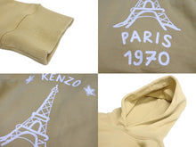 画像をギャラリービューアに読み込む, KENZO ケンゾー プルオーバー パーカー フーディー 22AW FC65SW5484MB11 NIGO ベージュ サイズL 美品 中古 62651