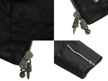 Load image into Gallery viewer, 極美品 CHROME HEARTS クロムハーツ MNS HOOD SWTSHRT フーデットジャケット ブラック コットンリネン サイズS 中古 62660