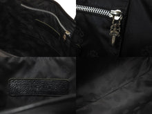 画像をギャラリービューアに読み込む, CHROME HEARTS クロムハーツ FSトート トートバッグ クロスパッチ ブラック シルバー金具 美品 中古 62662