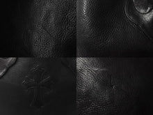 画像をギャラリービューアに読み込む, CHROME HEARTS クロムハーツ FSトート トートバッグ クロスパッチ ブラック シルバー金具 美品 中古 62662