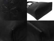 画像をギャラリービューアに読み込む, CHROME HEARTS クロムハーツ FSトート トートバッグ クロスパッチ ブラック シルバー金具 美品 中古 62662
