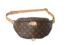 画像をギャラリービューアに読み込む, 極美品 LOUIS VUITTON ルイヴィトン バムバッグ ボディバッグ M43644 モノグラム ゴールド金具 中古 62666