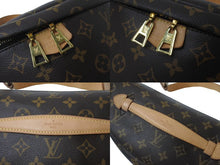 画像をギャラリービューアに読み込む, 極美品 LOUIS VUITTON ルイヴィトン バムバッグ ボディバッグ M43644 モノグラム ゴールド金具 中古 62666