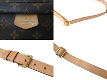 画像をギャラリービューアに読み込む, 極美品 LOUIS VUITTON ルイヴィトン バムバッグ ボディバッグ M43644 モノグラム ゴールド金具 中古 62666