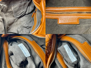 BOTTEGAVENETA ボッテガヴェネタ ハンドバッグ イントレチャート 232499 V0016 7676 レザー シルバー金具 美品 中古 62667