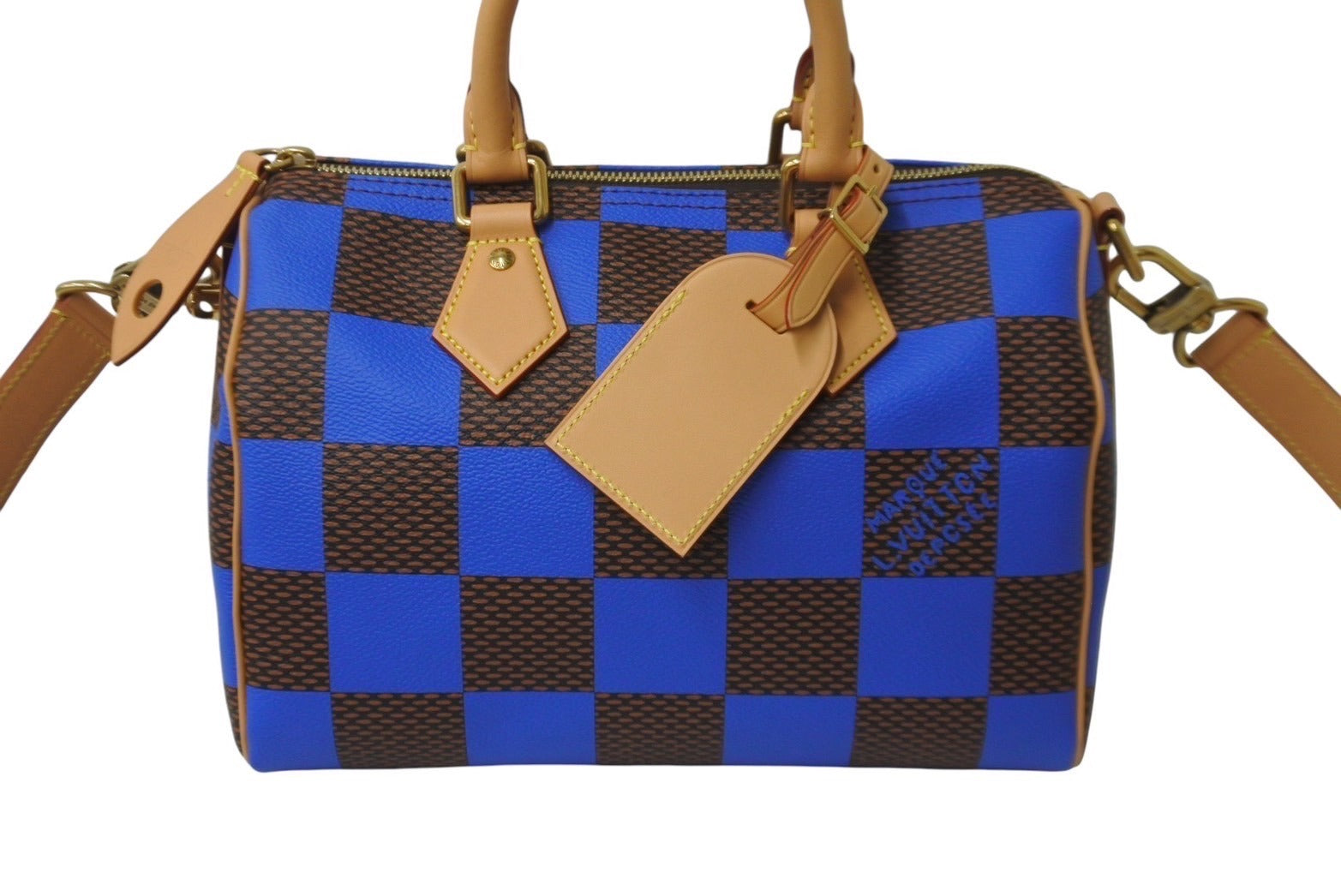 新品未使用 LOUIS VUITTON ルイヴィトン ファレルデザイン スピーディバンドリエール25 ハンドバッグ N40585 ブルー 中古  62677 – Casanova Vintage