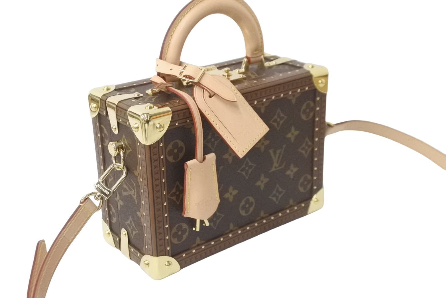 新品同様 LOUIS VUITTON ルイヴィトン トランク プティット・ヴァリーズ ショルダーバッグ M20468 モノグラム 中古 62680 –  Casanova Vintage