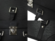 画像をギャラリービューアに読み込む, LOUIS VUITTON ルイ ヴィトン エピ ハンドバッグ セギュールPM ブラック M58822 美品 62686
