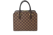 Load image into Gallery viewer, 極美品 LOUIS VUITTON ルイ ヴィトン トリアナ N51155 ハンドバッグ ブラウン ダミエ エベヌ 中古 62687