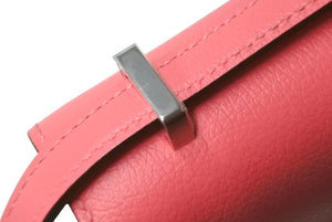 極美品 HERMES エルメス ショルダーバッグ コンスタンス3ミニ D刻印 エバーカラー ローズアザレ シルバー金具 中古 4c062109