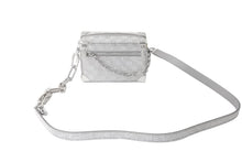 Load image into Gallery viewer, 極美品 LOUIS VUITTON ルイヴィトン ミニソフトトランク ショルダーバッグ M59726 ダミエ・グリッター 22SS シルバー 中古 62691