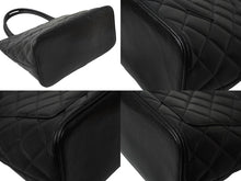画像をギャラリービューアに読み込む, CHANEL シャネル 復刻トートバック A01804 7番台 キャビアスキン ブラック シルバープレート 美品 中古 626922