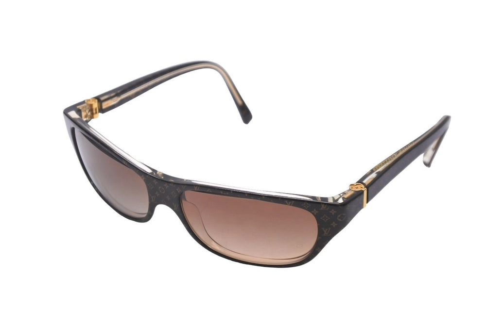LOUIS VUITTON ルイヴィトン サングラス メガネ モノグラムフレーム 58◻︎15 Z0021E ブラウン ゴールド金具 美品 中古 62699