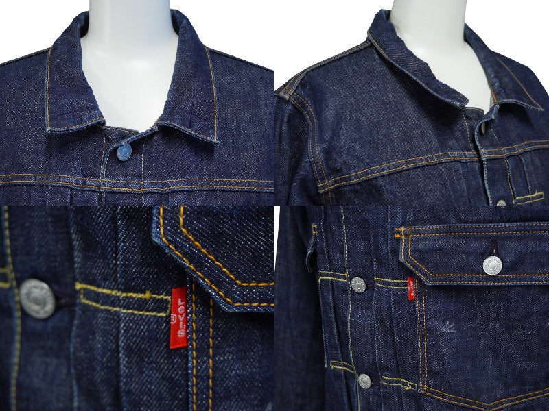 Levi's Levi's Original Fake KAWS Autographed Denim Jacket Silver Metal Fittings Size 38 Good Condition Used 62712