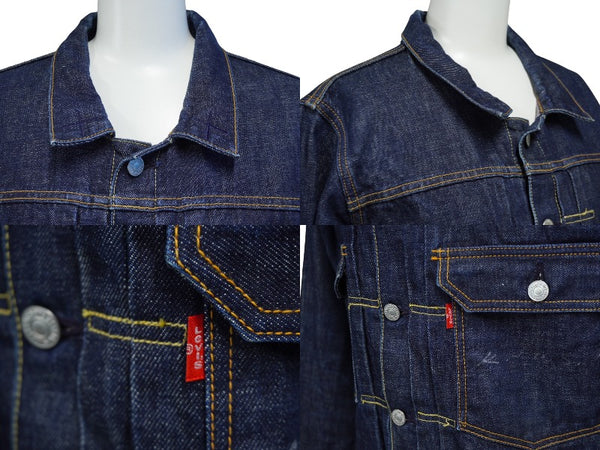 Levi's Levi's Original Fake KAWS Autographed Denim Jacket Silver Metal Fittings Size 38 Good Condition Used 62712