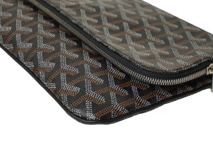 GOYARD ゴヤール サン・マリー MM クラッチバッグ STMARIMMLTY01CL01P ブラック シルバー金具 美品 中古 62719