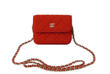 画像をギャラリービューアに読み込む, 新品同様 CHANEL シャネル ショルダーバッグ ポシェット ミニミニマトラッセ コットン チェーンショルダー ゴールド金具 中古 62727