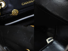 画像をギャラリービューアに読み込む, CHANEL シャネル ヴィンテージ ミニマトラッセチェーンショルダーバッグ19cm 1番台 ブラック ホワイト バイカラー 美品 中古 62732