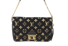 画像をギャラリービューアに読み込む, 極美品 LOUIS VUITTON ルイヴィトン ポシェット カリー M93131 ワンショルダーバック 2010年クルーズライン ブラック 中古 62739