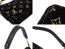 画像をギャラリービューアに読み込む, 極美品 LOUIS VUITTON ルイヴィトン ポシェット カリー M93131 ワンショルダーバック 2010年クルーズライン ブラック 中古 62739