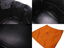 Load image into Gallery viewer, HERMES エルメス ハンドバッグ バーキン 35 ◻︎J刻 シルバー金具 トゴ ブラック 黒 美品 中古 62762