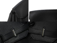 Load image into Gallery viewer, HERMES エルメス ハンドバッグ バーキン 35 ◻︎J刻 シルバー金具 トゴ ブラック 黒 美品 中古 62762