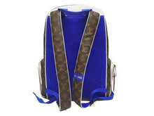 画像をギャラリービューアに読み込む, 極美品 LOUISVUITTON ルイヴィトン × NBA エヌビーエー バックパックNV リュック M45581 モノグラム ブラウン ブルー ホワイト 中古 4b006279