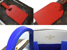 画像をギャラリービューアに読み込む, 極美品 LOUISVUITTON ルイヴィトン × NBA エヌビーエー バックパックNV リュック M45581 モノグラム ブラウン ブルー ホワイト 中古 4b006279