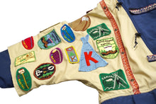 Load image into Gallery viewer, KAPITAL キャピタル ポンチョジャケット K1708LJ001 コットン ナイロン ネイビー レッド マルチカラー サイズ3 美品 中古 62791