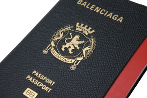 新品未使用品 BALENCIAGA バレンシアガ パスポートロングウォレット1チケット 7877742AA3R3615 グリーン ホワイト レッド 62799