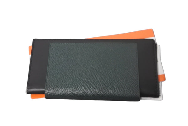 New unused item BALENCIAGA Balenciaga Passport Long Wallet 2 Tickets 7877772AA3R6027 Green White Orange 4c067550
