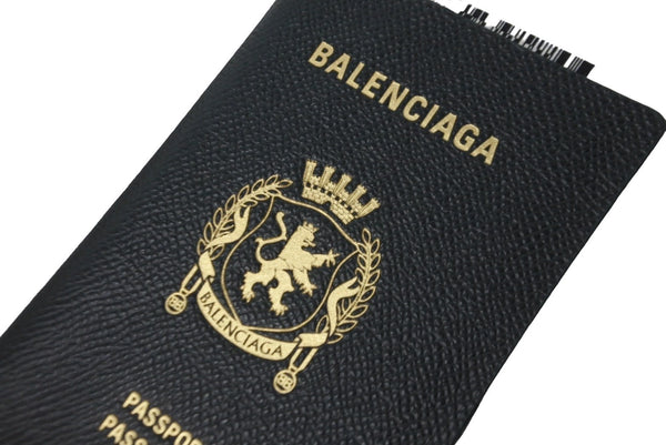 New unused item BALENCIAGA Balenciaga Passport Long Wallet 2 Tickets 7877772AA3R6027 Green White Orange 4c067550