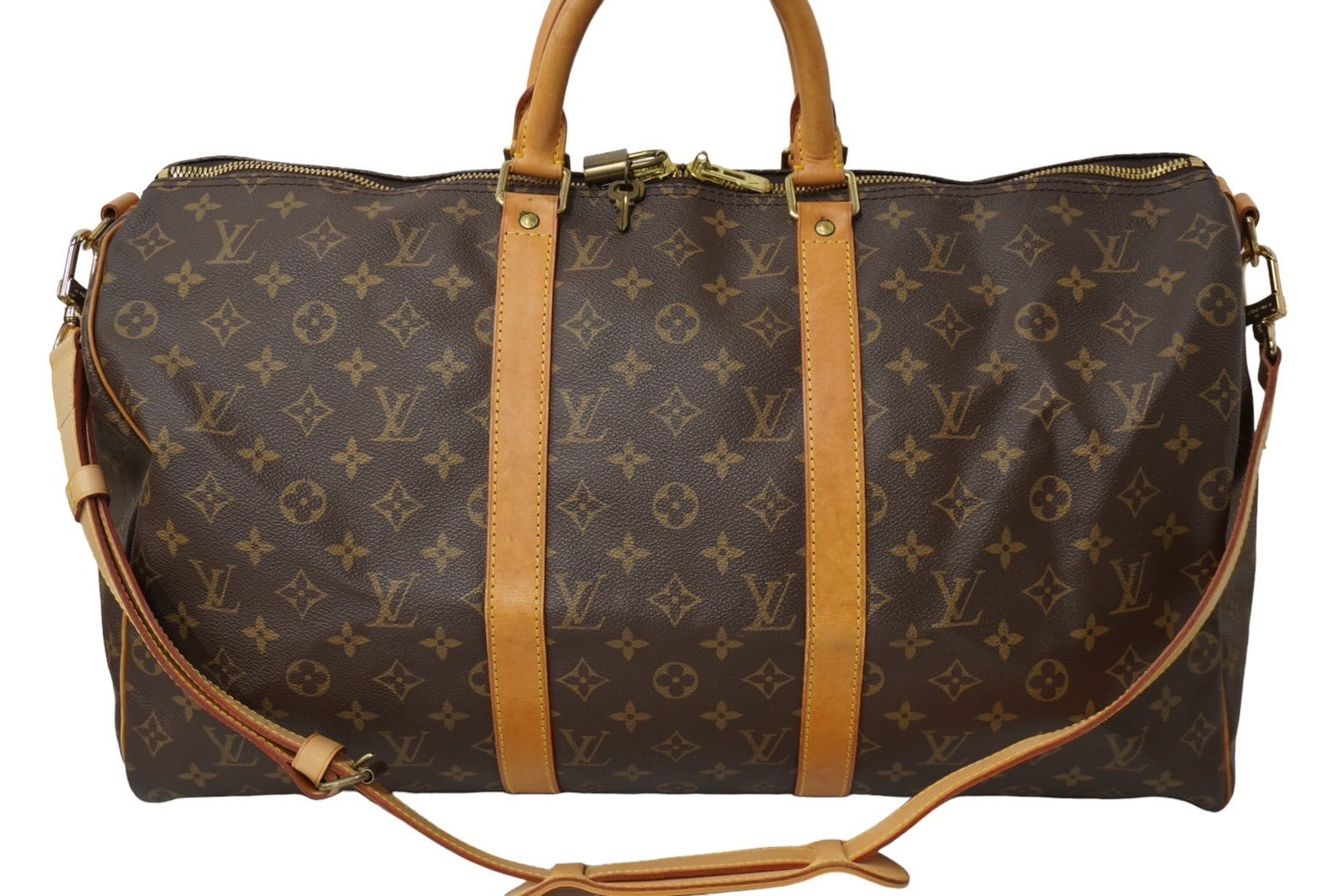 LOUIS VUITTON ルイヴィトン モノグラム キーポルバンドリエール 50