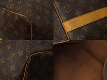 画像をギャラリービューアに読み込む, LOUIS VUITTON ルイヴィトン モノグラム キーポルバンドリエール 50 M41416 ボストンバッグ ブラウン 良品 中古 62801