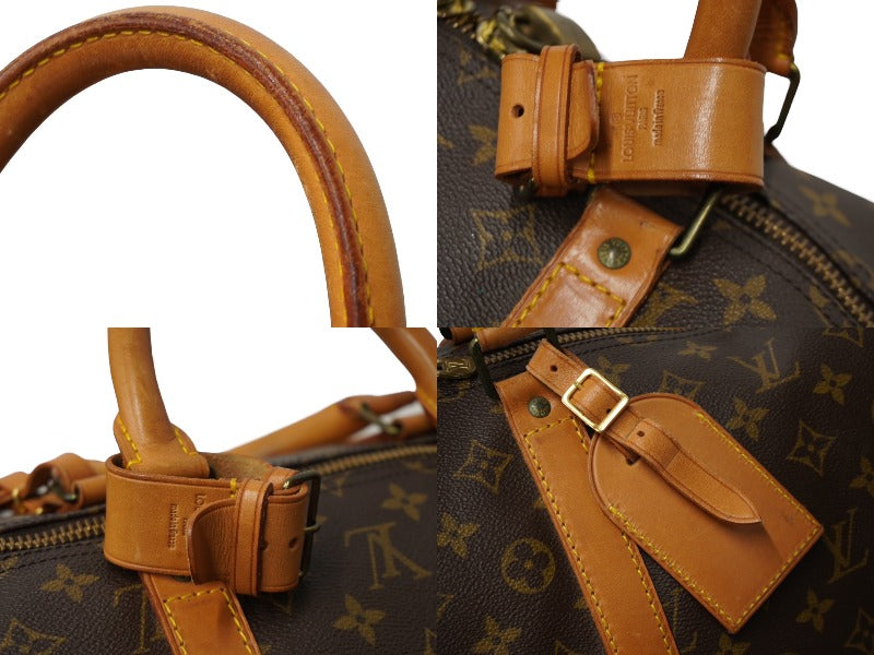 LOUIS VUITTON ルイヴィトン モノグラム キーポル 55 M41424 MI884 ボストンバッグ ブラウン ゴールド金具 美品 中古  62804 – Casanova Vintage