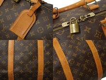 Load image into Gallery viewer, LOUIS VUITTON ルイヴィトン モノグラム キーポル 55 M41424 MI884 ボストンバッグ ブラウン ゴールド金具 美品 中古 62804