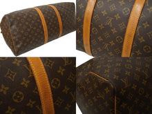 Load image into Gallery viewer, LOUIS VUITTON ルイヴィトン モノグラム キーポル 55 M41424 MI884 ボストンバッグ ブラウン ゴールド金具 美品 中古 62804