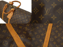 Load image into Gallery viewer, LOUIS VUITTON ルイヴィトン モノグラム キーポル 55 M41424 MI884 ボストンバッグ ブラウン ゴールド金具 美品 中古 62804