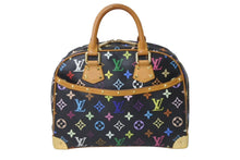 画像をギャラリービューアに読み込む, LOUIS VUITTON ルイヴィトン ハンドバッグ トゥルーヴィル ブラック M92662 マルチカラー ゴールド金具 美品 中古 62808