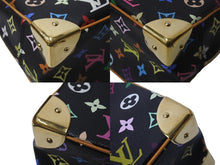 Load image into Gallery viewer, 極美品 LOUIS VUITTON ルイヴィトン ハンドバッグ トゥルーヴィル ブラック M92662 マルチカラー ゴールド金具 中古 62809