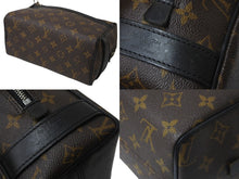 画像をギャラリービューアに読み込む, LOUIS VUITTON ルイヴィトン トゥルーストワレ モノグラムマカサー ポーチ M40378 ブラウン シルバー金具 美品 中古 62814