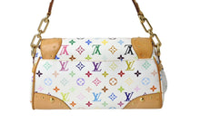 Load image into Gallery viewer, LOUIS VUITTON ルイヴィトン ワンショルダーバッグ M40203 ビバリーMM モノグラムマルチカラー ホワイト ゴールド金具 美品 中古 62817