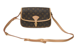 LOUIS VUITTON ルイヴィトン ソローニュ モノグラム M42250 TH4088 ショルダーバッグ ブラウン ゴールド金具 美品 中古 62818