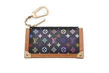 Load image into Gallery viewer, LOUIS VUITTON ルイヴィトン ポシェットクレ コインケース モノグラム マルチカラー 村上隆 M92654 ゴールド金具 美品 中古 62833