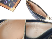 Load image into Gallery viewer, LOUIS VUITTON ルイヴィトン ポシェットクレ コインケース モノグラム マルチカラー 村上隆 M92654 ゴールド金具 美品 中古 62833
