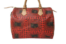 Load image into Gallery viewer, 新品同様 LOUIS VUITTON ルイヴィトン スピーディ30 草間彌生 コラボ 2012年 M40693 パンプキンドット レッド 中古 62843