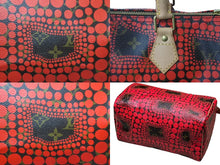 Load image into Gallery viewer, 新品同様 LOUIS VUITTON ルイヴィトン スピーディ30 草間彌生 コラボ 2012年 M40693 パンプキンドット レッド 中古 62843