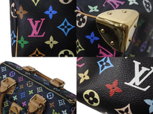 画像をギャラリービューアに読み込む, 極美品 LOUIS VUITTON ルイヴィトン ハンドバッグ スピーディ 30 M92642 村上隆 マルチカラー ブラック 中古 62847